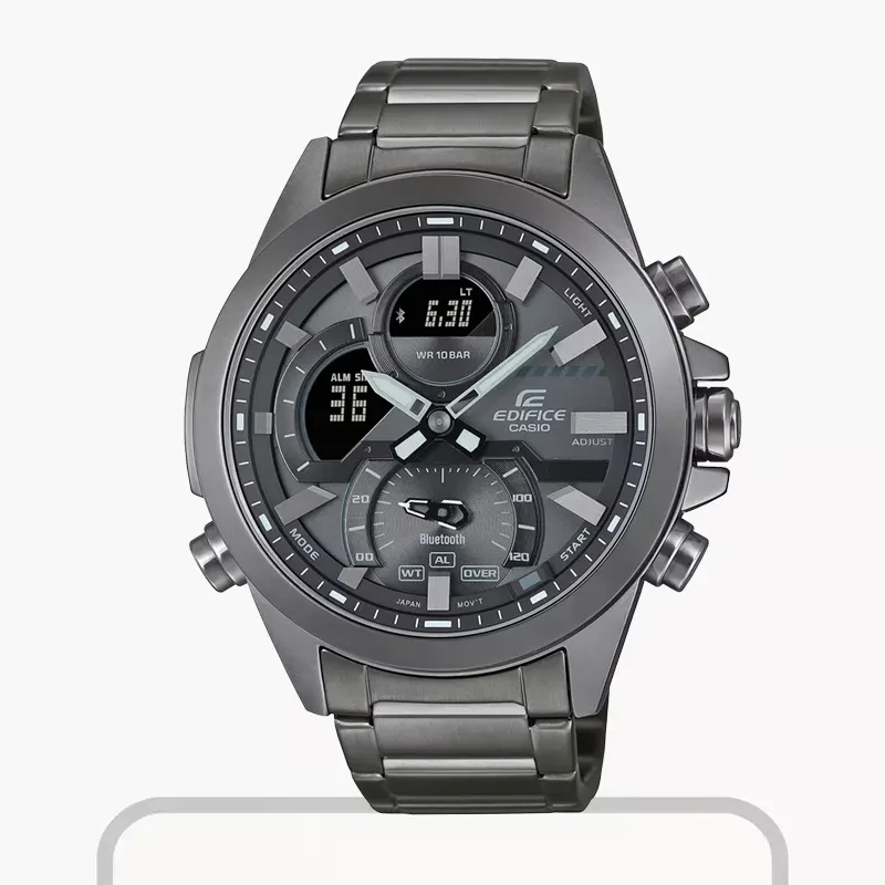 Casio Edifice Smartphone Link Bluetooth Black Men's Watch-  ECB-30DC-1B